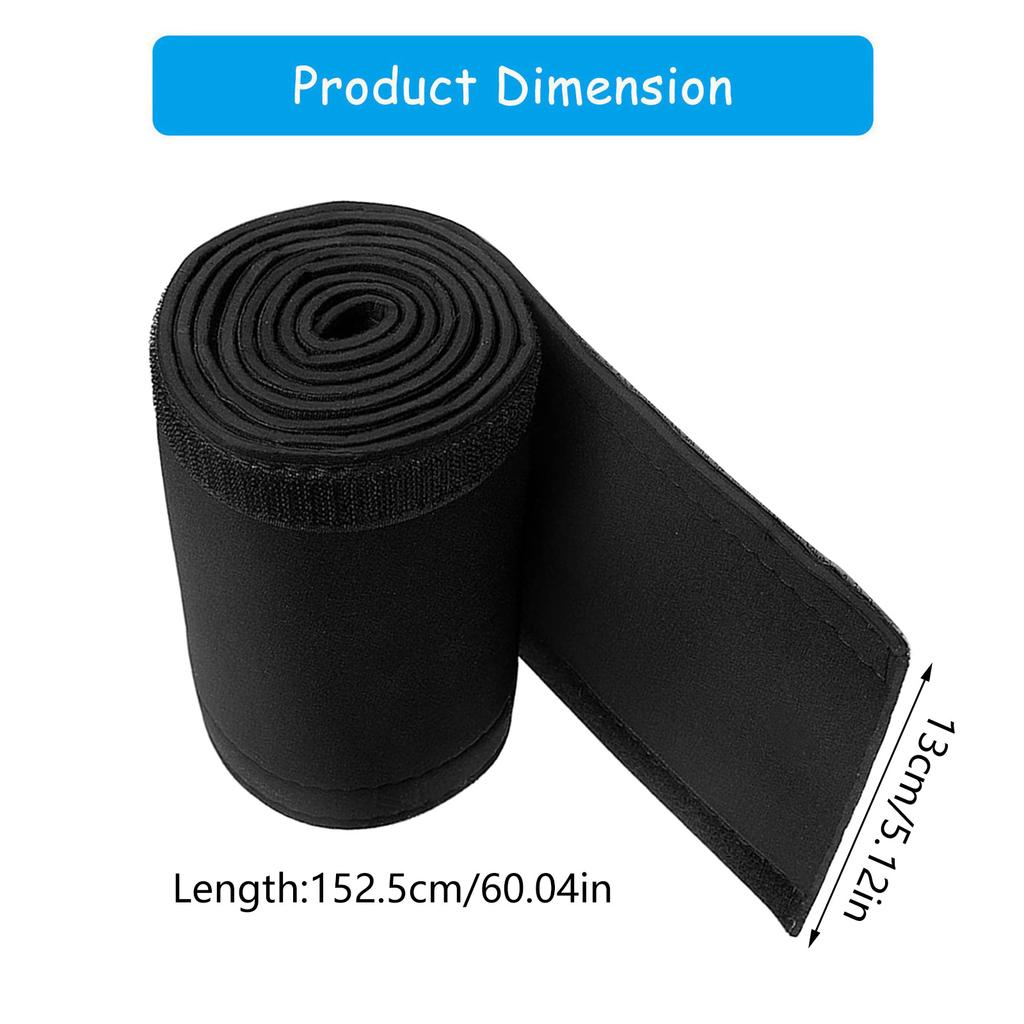 Practical Neoprene Trolling Motor Cable Sleeve 60Inch for Wire Managements and Protective in Marine Environment