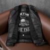 Harley Heavy Motorcycle Motorcycle Tough Guy Riding Suit Pure Top Layer Cowhide Leather Genuine Leather Jacket Men's Slim Leather Jacket