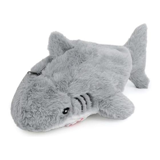 DFsucces Plush Pencil Case, Animal Pencil Case, Convenient Dustproof, Durable, Lightweight, Large Capacity, Cute Shark Plush Pencil Case, Cosmetic