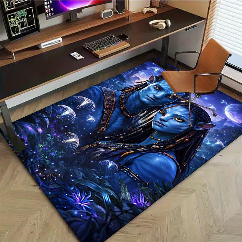 1pz Tappeto Romantico Mondo Avatar per Sala Giochi Camera da Letto Soggiorno Divano Decorazione Casa, Tappeto Area Giochi Bambini Tappetino Antiscivolo Pavimento Y72929