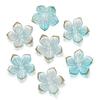 50pcs/Lot 23x24mm Acrylic Flower Beads Petals Charm Connectors DIY Earrings Hair Jewelry Making Acessories Supplies
