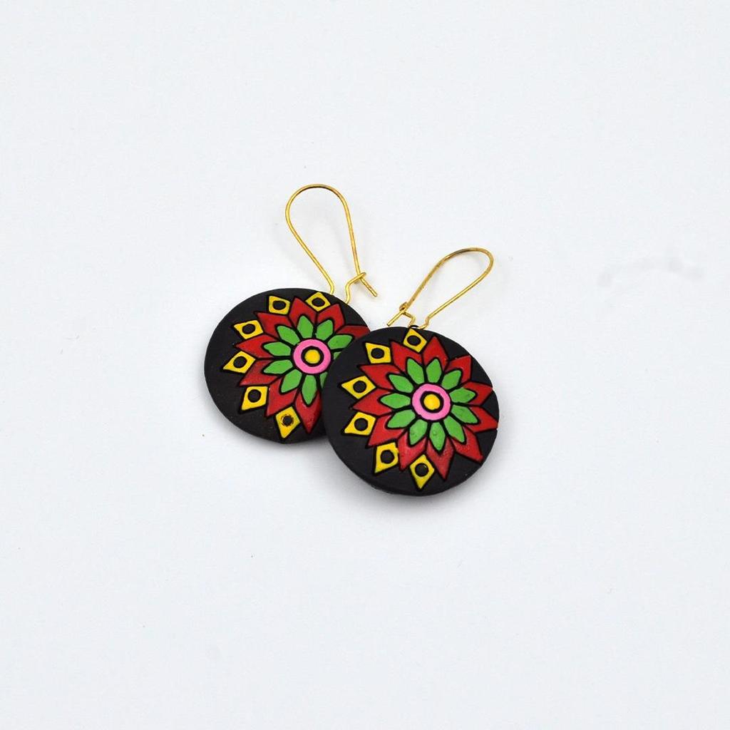 Terracotta Necklace & Earrings Dark Cottagecore