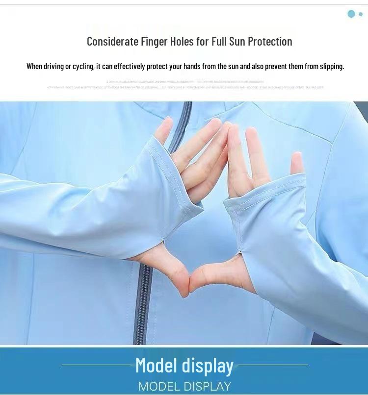 Women's 2025 Summer Cycling UV Protection Ice Silk Jacket
