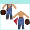 Soft And Comfortable Disney Fashion Cowboy Children's Anime Jumpsuit