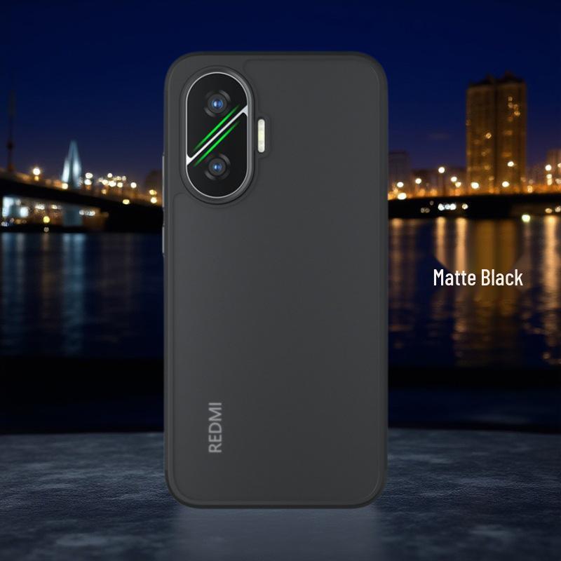 Xiaomi POCO F7 Silicone Drop-Proof Full Coverage Transparent Magnetic Phone Case