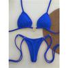 Micro Sling Extrem Bikini Hjerte Rem Badedragt Rygløs Badetøj Kvinder Trekant Bikini Tanga Ferie Stranddragt Badeoutfit