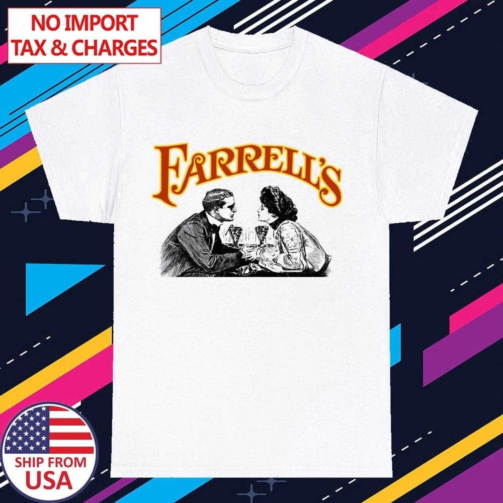 Farrell S Ice Cream Parlour Restaurants Men s White Size S-5XL 4XL