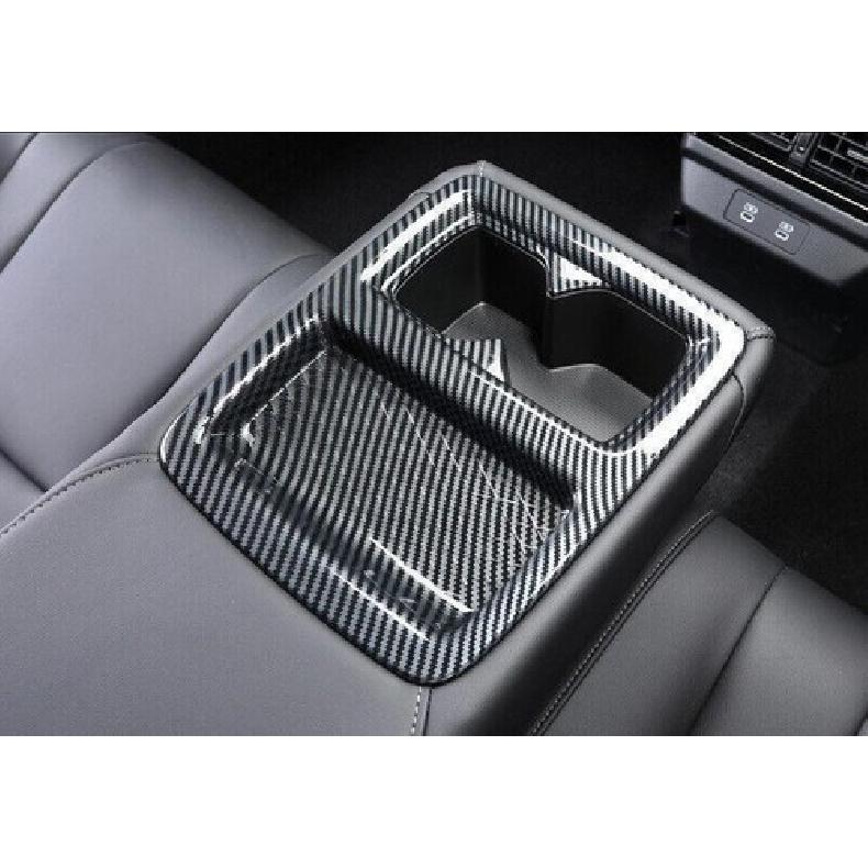 Rear Seat Armrest Water Cup Panel For Honda Accord 11th -2024 Bright Black