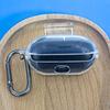 Earbud Protective Case with Lock Portable Shockproof Wireless Earphone Charging Case Cover Protector Clear TPU Shell Skin
