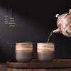 Kiln-Fired Handmade Ceramic Tea Cup - Ideal for Home, Guest Entertaining, Kung Fu Tea, and Tasting.