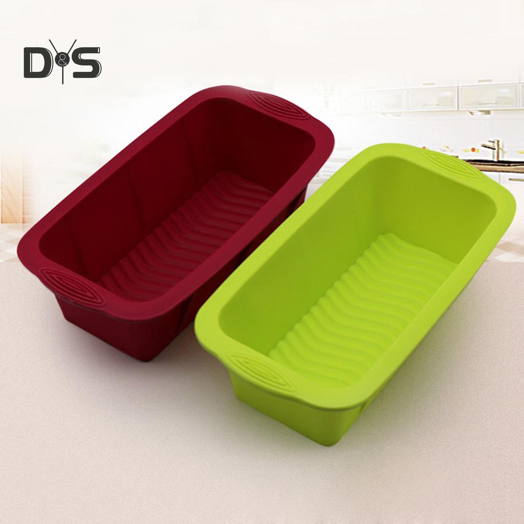 SW-molde rectangular para hornear pan tostado, pastel de silicona, suministros de cocina DIY, utensilios para hornear