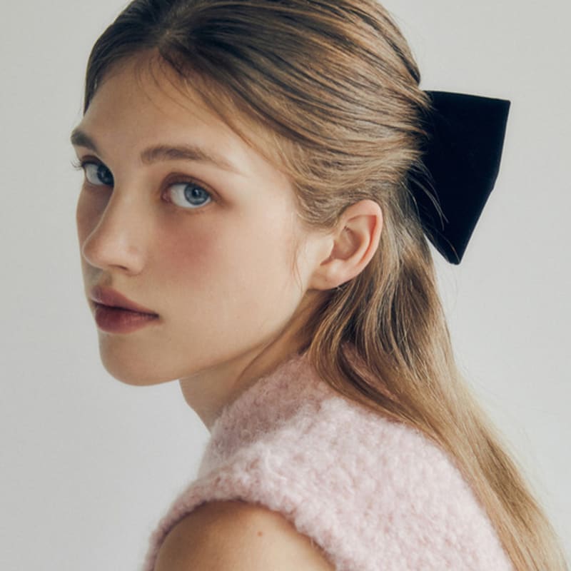 mellotory overline velvet ribbon pin