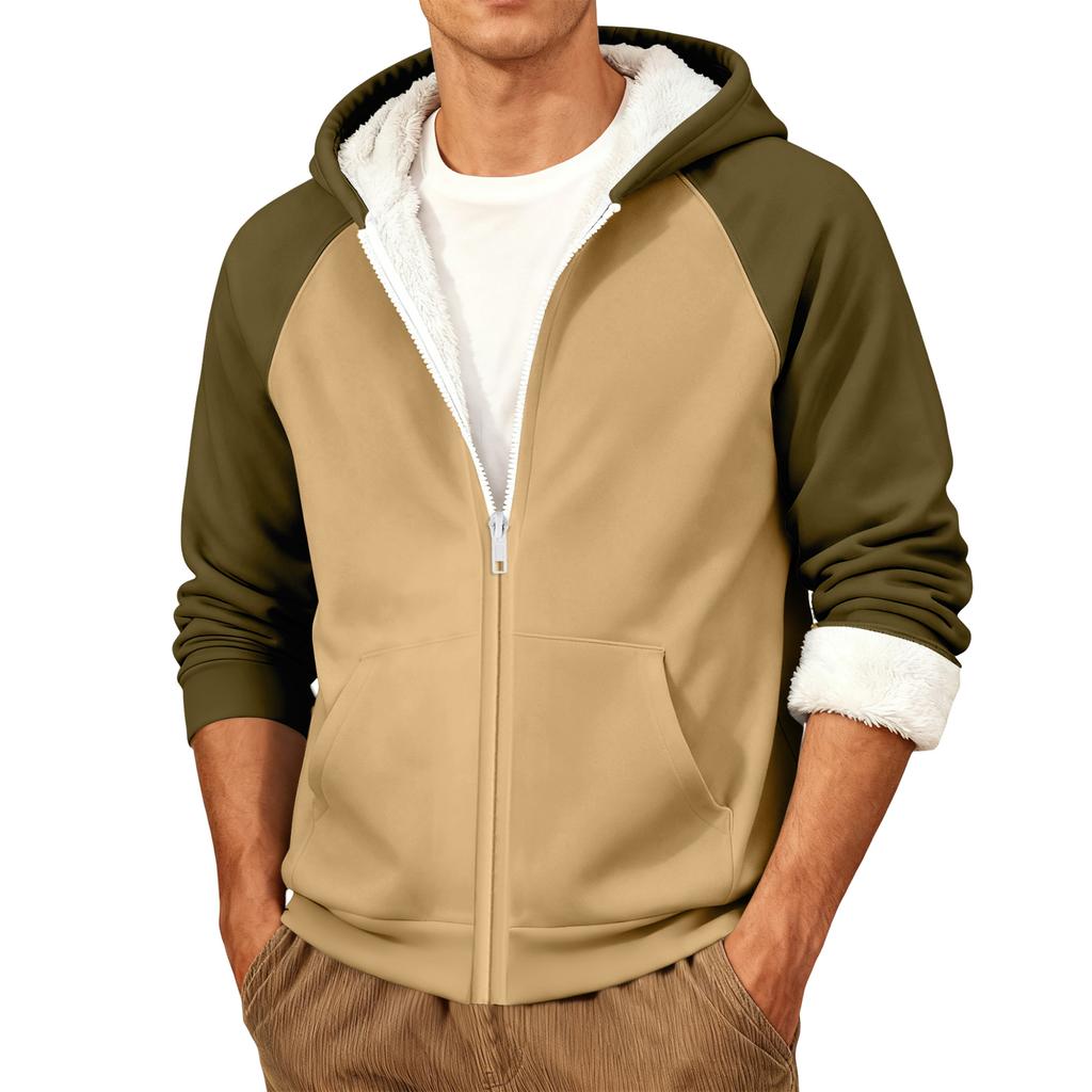 Men's Casual Warm Hooded Jacket