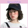Vintage Embroidered Cotton Baseball Cap With Adjustable Fit For Casual Streetwear In Summer