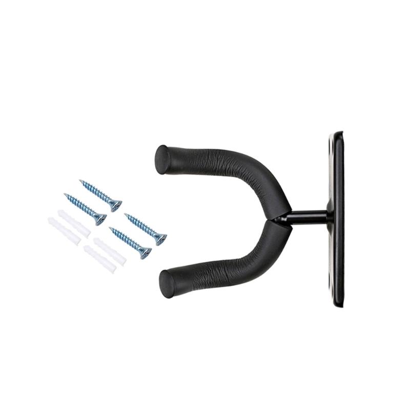 Suporte de Parede para Guitarra Universal Suporte Ajustável Suporte de Exibição Gancho de Guitarra em Forma de U Fácil de Instalar