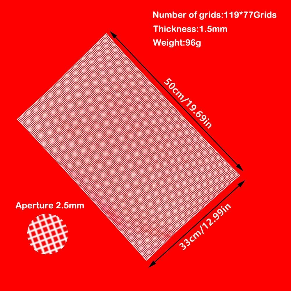 Handbag Accessories Plastic Bag Mesh Grid Durable White Mesh Cloth Net Cover