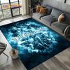 3D SPN Supernatural Sign Dean Sam Carpet Rug for Living Room Bedroom Home Sofa Decoration,Kids Play Area Rug Non-slip Floor Mat