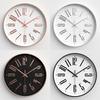 Wall Clock Modern Simple Three-dimensional Characters Personalized Creative Round Wall Clock Bedroom Silent Quartz Clock 12 Inches 30CM