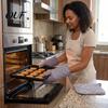 Heat Proof Mat Set 4Pcs Oven Mitts and Pot Holders Set, Resistant Cotton Kitchen Quilted Fabric Potholders Gloves, Insulated Mats for Baking
