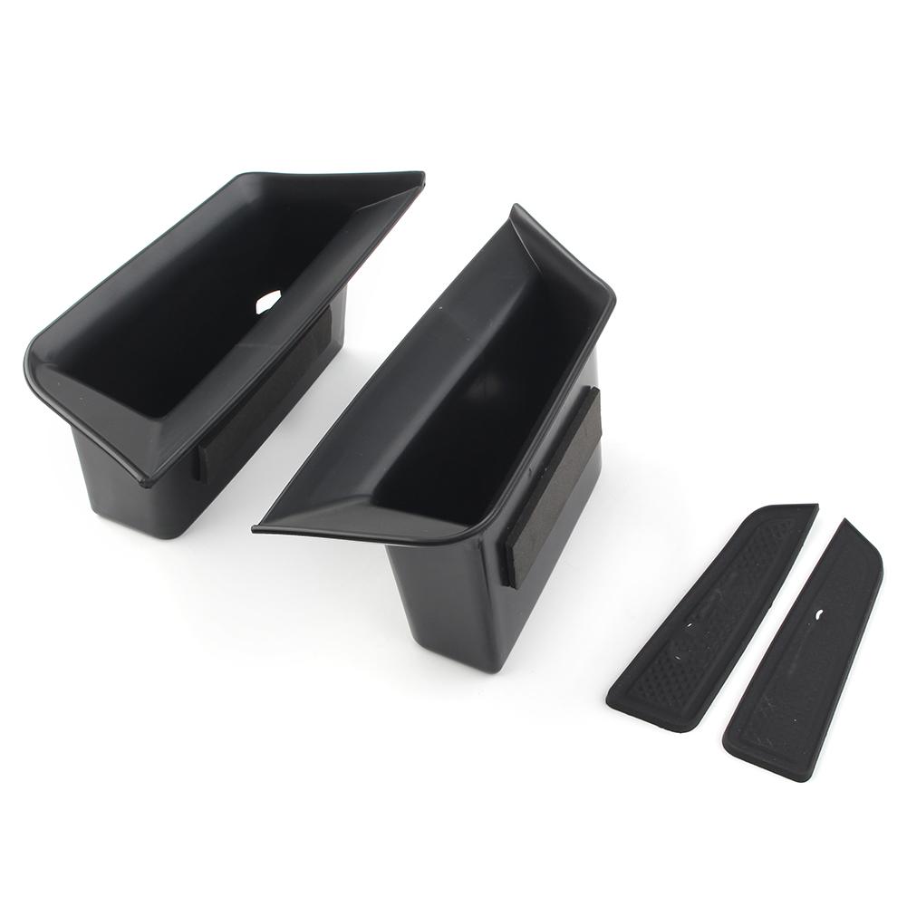 

2PCS Car Front Door Storage Box Organizer Container Holder For Cadillac XT5 2017 2018 LHD