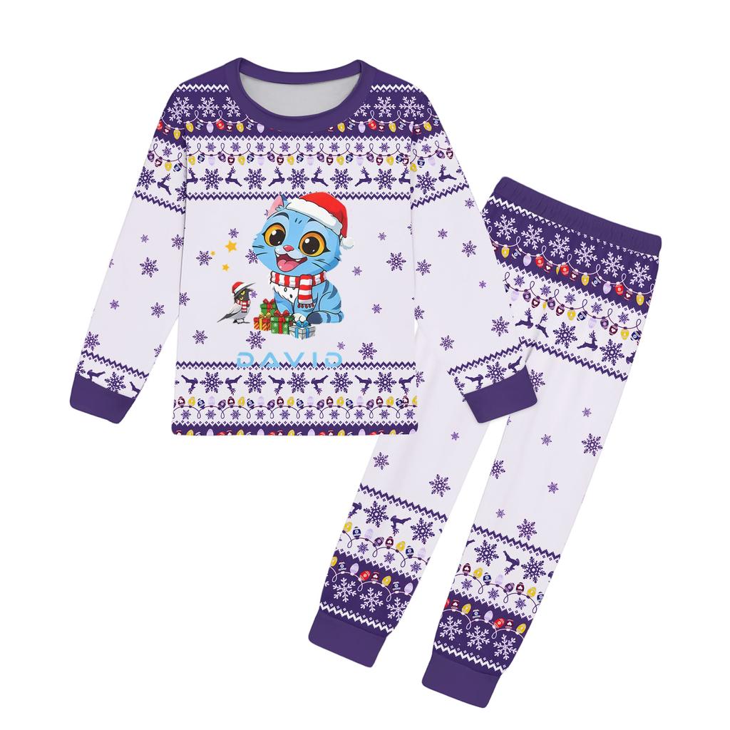 Girls Pants Set Kids Tee Shirt 2PCS Long Sleeve Cartoon Clothing Outfit