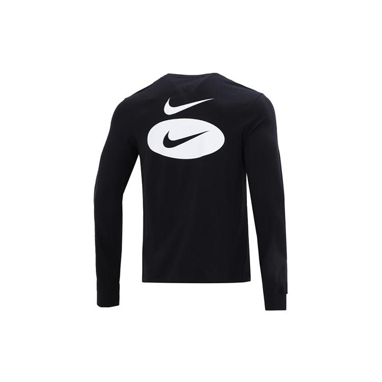 Nike T Shirts Men's Black Crew Neck Moderate Straight Fit (Unisex) T-Shirts DM6367 010