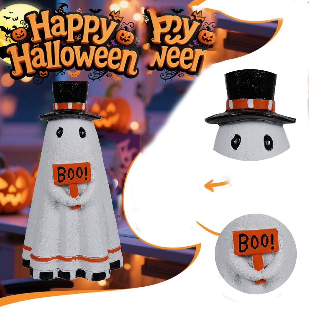 Boo-tiful Top Hat  Figurine
