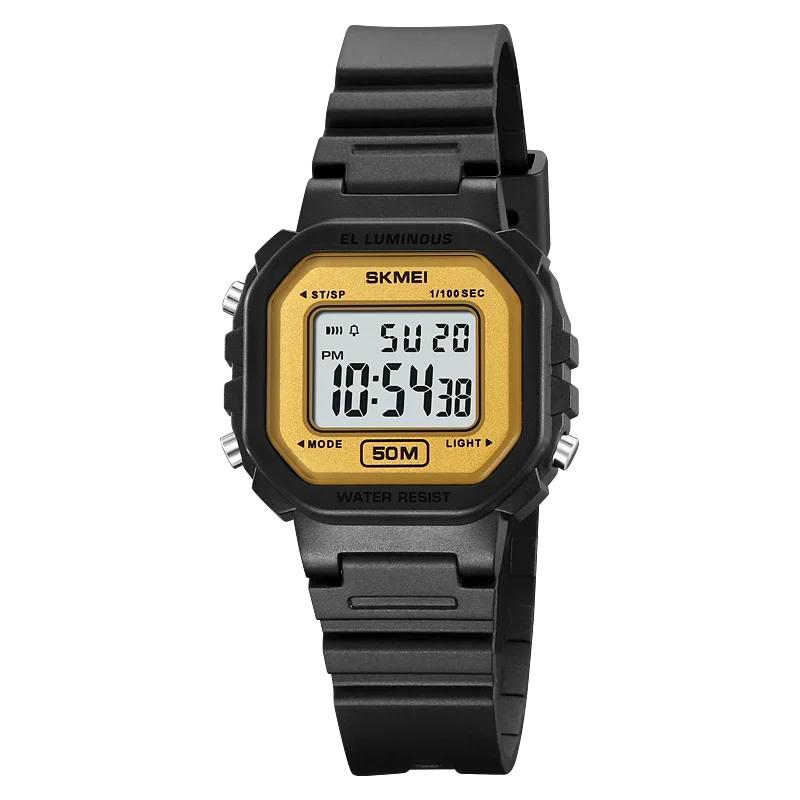 SKMEI 2326 Orologi da Polso Digitali Casual Impermeabili 5Bar Conto alla Rovescia Sveglia Femminile Data Automatica Sport Freschezza Orologio Donna Crono