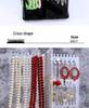 Rotating Earring & Necklace Display Rack with Dustproof Large Capacity