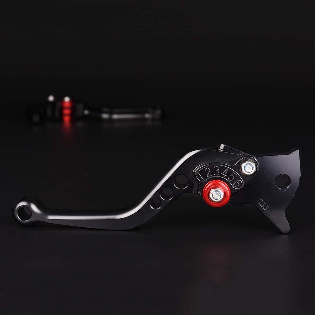Adjustable Short Brake Clutch Levers Compatible with CBR600RR 2007-2019 CBR1000RR/FIREBLADE 2008-2016 CB1000R NeoSportCafe 2018-2019 Black