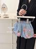 Girls' Summer Floral Denim Vest and Bloom Shorts Set