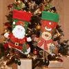 Snowman Christmas Gift Bags Santa Claus Xmas Candy Bag Gift Christmas Socks Pendant  Children