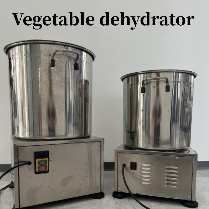 Stainless Steel 2kg Centrifugal Cabbage Spin 60s Dryer Green Vegetables Dewatering Machine Food Dehydrator Separators