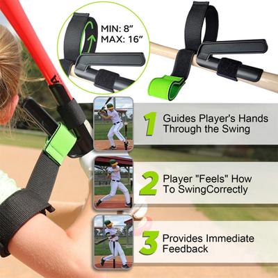 Taśmy do Treningu Zamachu Baseballowego Elastyczne Taśmy Oprowe do Baseballu i Softballu Sprzęt Treningowy do Uderzania do Poprawy Siły Ramion