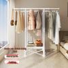 Floor-Standing Folding Clothes Rack for Indoor and Outdoor Drying