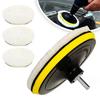5Pcs 3/4/5 Inch Polishing Kit Car Polishing Pad Car Waxing Sponge Disk Wool Wheel Auto Paint Care Polisher Pads Car Gadget