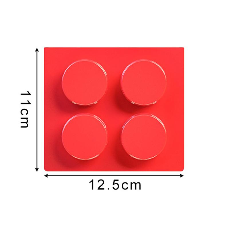Building Blocks Magnetic Storage Box No Punching Refrigerator Storage Basket Kitchen Tableware Storage Container Home Organizer
