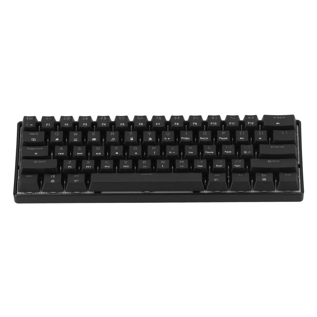 MAGICREFINER Mechanical Keyboard NKey Rollover 61 Keys Mini RGB Gaming Keyboard With 1.6 Meters