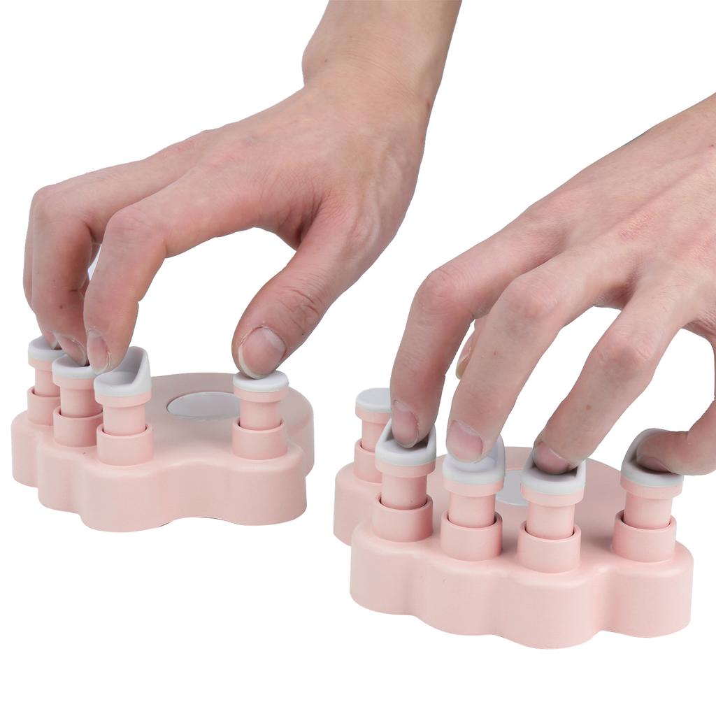 Solo Piano Finger Training Device Hand Corrector Strength Exerciser Anti Folding Comfort ButtonPink