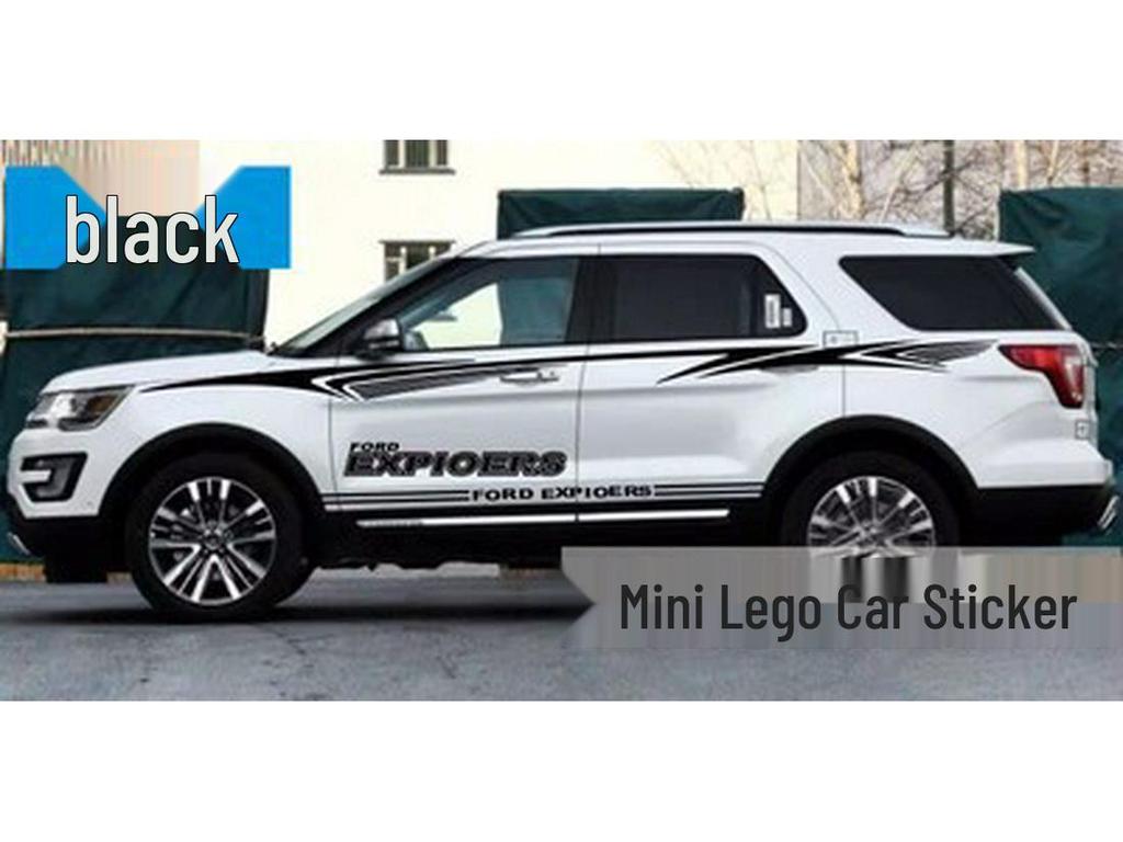 Ford Explorer & Edge Everest Car Decals: Stylish Stripes for Body Decoration & Modification