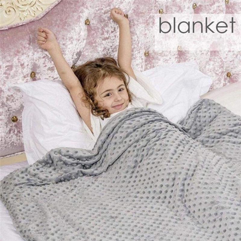 Comfort  Blanket Embossed Quilting Relief Anxiety Insomnia Pressure Weighted Blanket