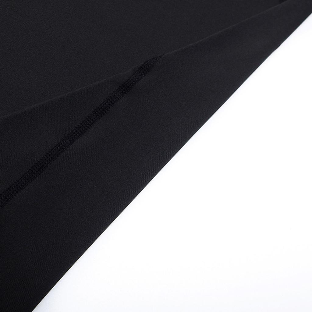 Men's Cool Dry Short Sleeve Compression Shirts Sports T Shirts Tops Athletic Workout Shirt Black M
