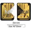 Shuibei 999 Pure Gold Princess Phone Sticker & Magnet Set - Prosperity, Peace, and Joy Design