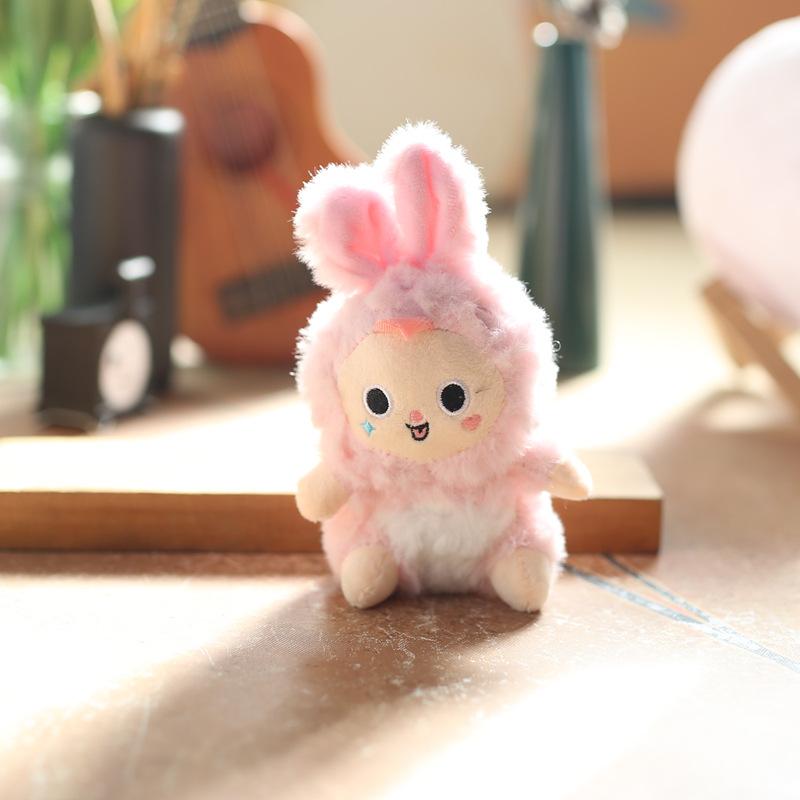 Cute Cute Baby Three-year-old Pendant Plush Toy Doll Rabbit Bag Hanging Decoration Keychain Doll Doll