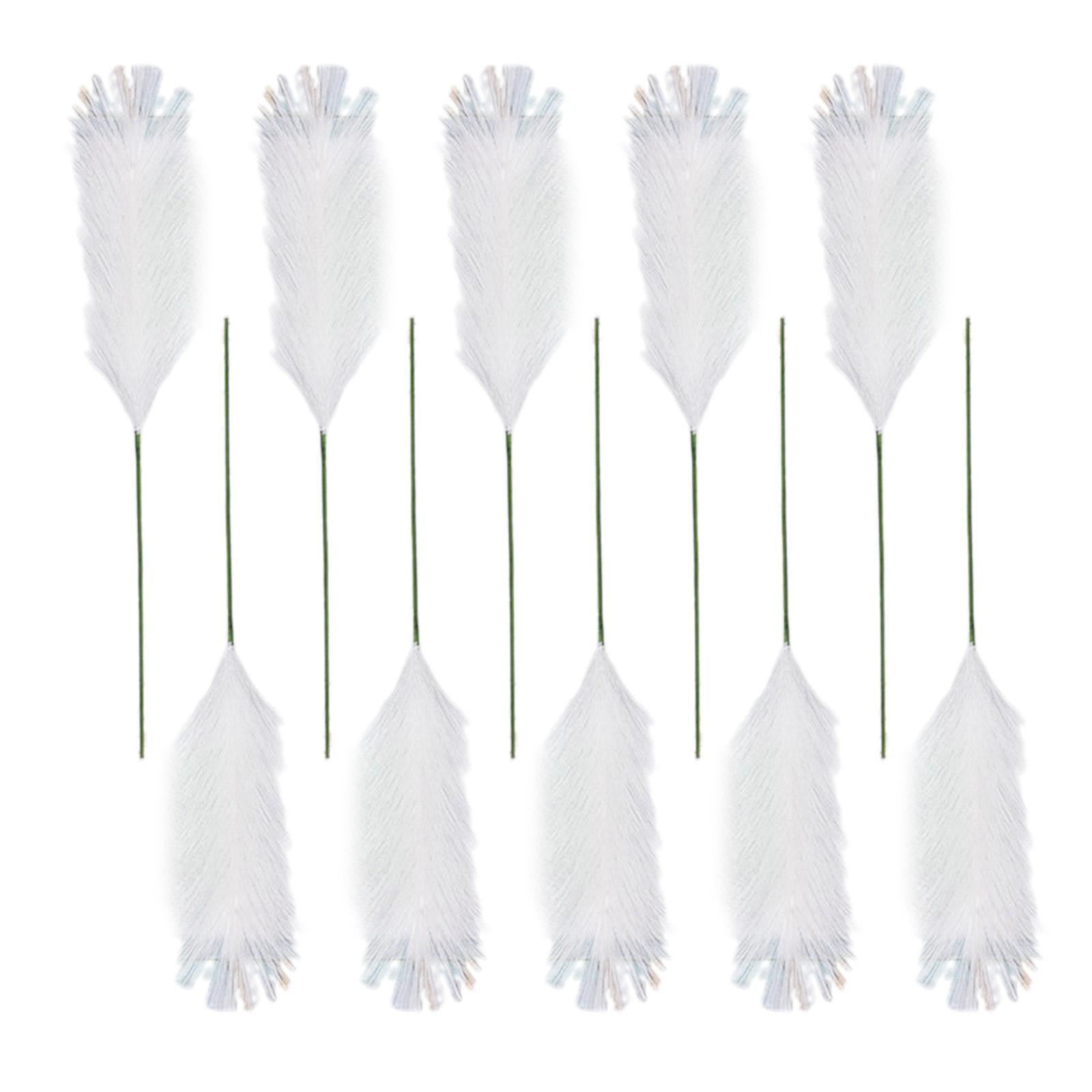 

10 шт. искусственная пампасная трава ветка имитация свадебного декора реалистичные внутренние столовые украшения для свадебной вечеринки C