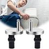 2 Peças de Parafusos e Porcas Universais para Assento de Vaso Sanitário, Peças de Fixação de Dobradiça de Liberação Rápida para Substituição, Adequado para Furos de 14mm-16mm