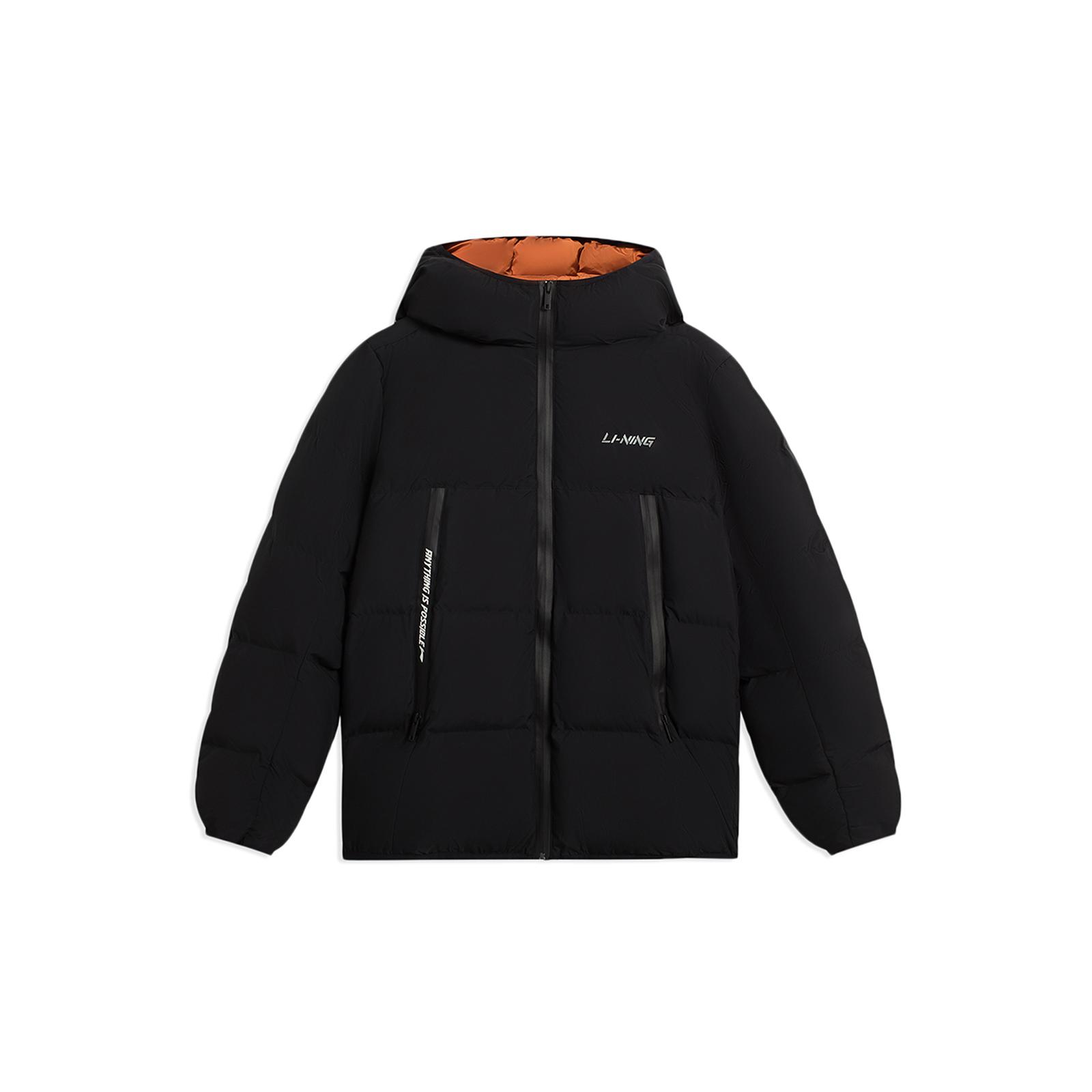 Мужская зимняя пуховая куртка Li Ning Черная AYMS377-2 XXL