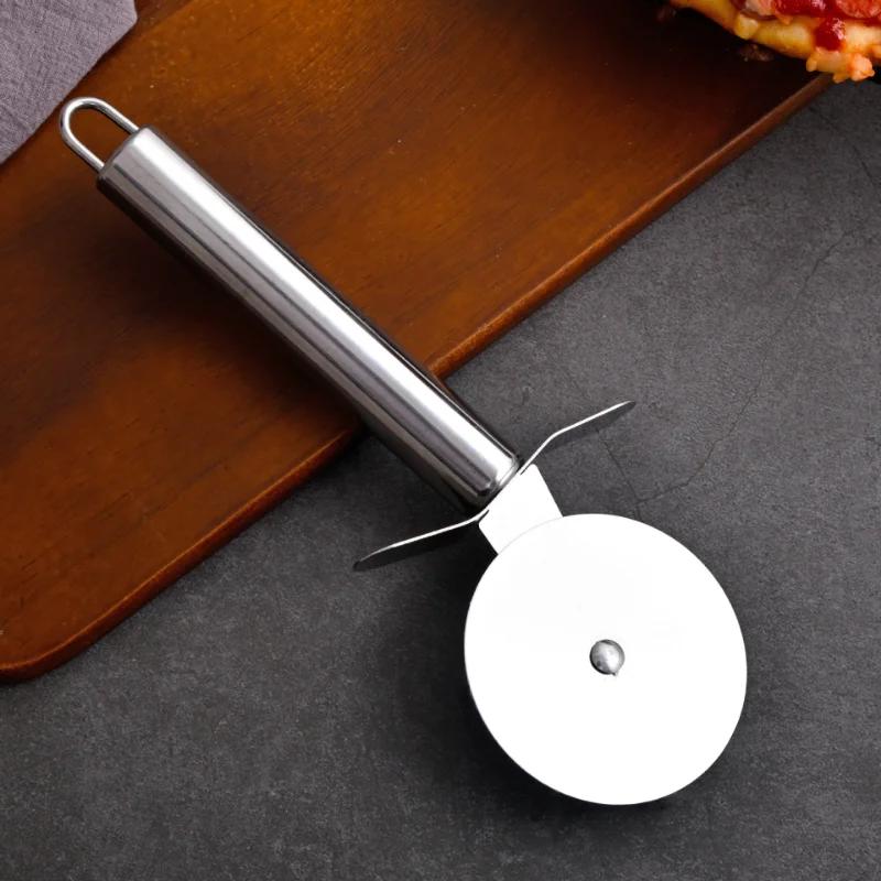 1PC nožová kolečka na pizzu Nářadí na pizzu Nerezová kolečka Průměr kráječe na pizzu Nůž na krájení Pizza Nástroje Kuchyňské příslušenství