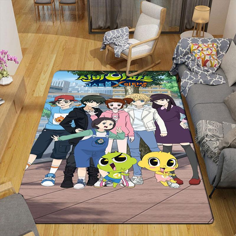 Fantasy Cartoon Characters Rug Floor Mat for Living Room or Bedroom Soft and Comfortable Carpet a Gift for Birthday and Holiday.