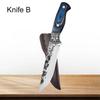 Professional Kitchen Knives Handmade Bone Cleaver Boning Chef Knife Stainless Steel Knife Peeling Fruit Forged Meat Cutting